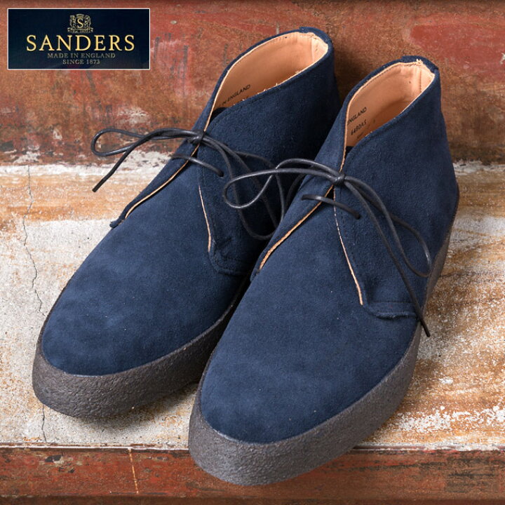 楽天市場】英国製【SANDERS】サンダース6480 HI TOP CHUKKA/PLAYBOY 