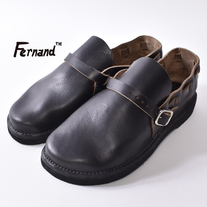Fernand Leather 一部予約販売中 フェルナンドレザーMIDDLE 欲しいの ミドルイングリッシュBLACK ブラック ENGLISH