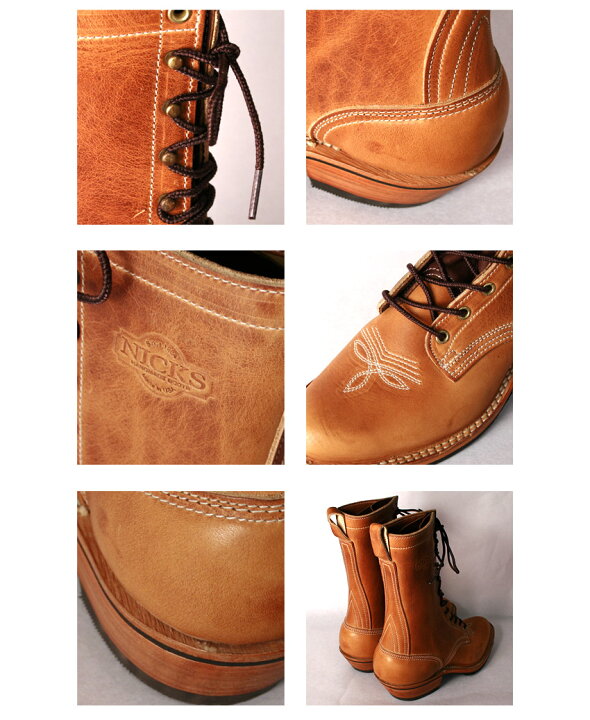 楽天市場】【NICKS BOOTS】ニックスブーツWelted packer 10inch 