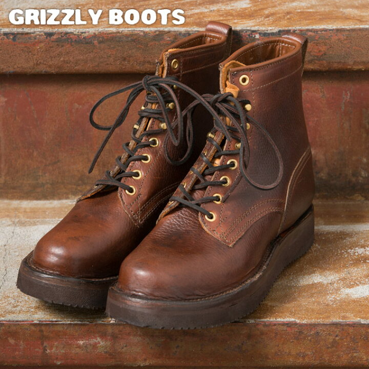 楽天市場】【GRIZZLY BOOTS】グリズリーブーツBLACK BEARブラック 