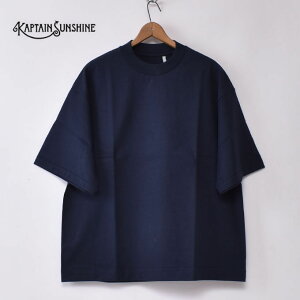KAPTAIN SUNSHINE / Suvin Supima Tube H/S Tee Heavy (KSBSC02) �L���v�e���T���V���C�� / �X���B���X�[�s�}�`���[�u�n�[�t�X���[�uT�V���c �w�r�[ �V���[�g�X���[�u ���� �S3�Fz10x