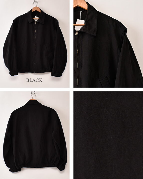 楽天市場】KAPTAIN SUNSHINE / Gaba. Zip Blouson (KS26SJK25) / BLACK 