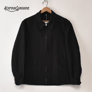��20��OFF SALE�IKAPTAIN SUNSHINE / Fly Blouson (KS26SJK05) / BLACK�EBROWN PLAID�L���v�e���T���V���C�� / �t���C�u���]�� �S2�F�i�u���b�N�E�u���E���v���C�h�j