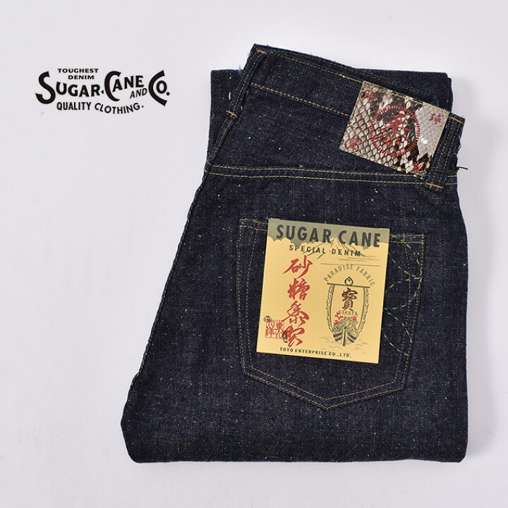 楽天市場】SUGAR CANE / Lot No. SC40301 / 砂糖黍製 14oz. 琉球藍混左  