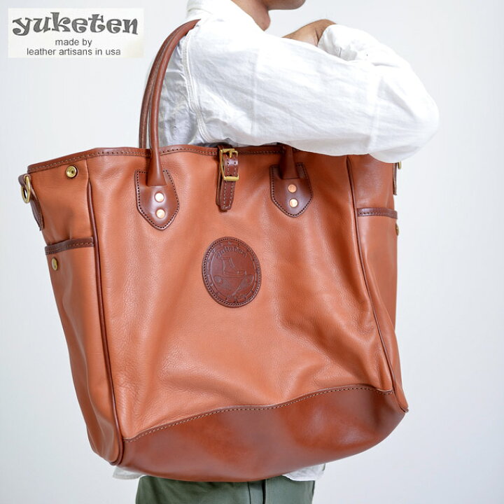 楽天市場】【YUKETEN】ユケテンLeather Tote With Strap（レザートート 