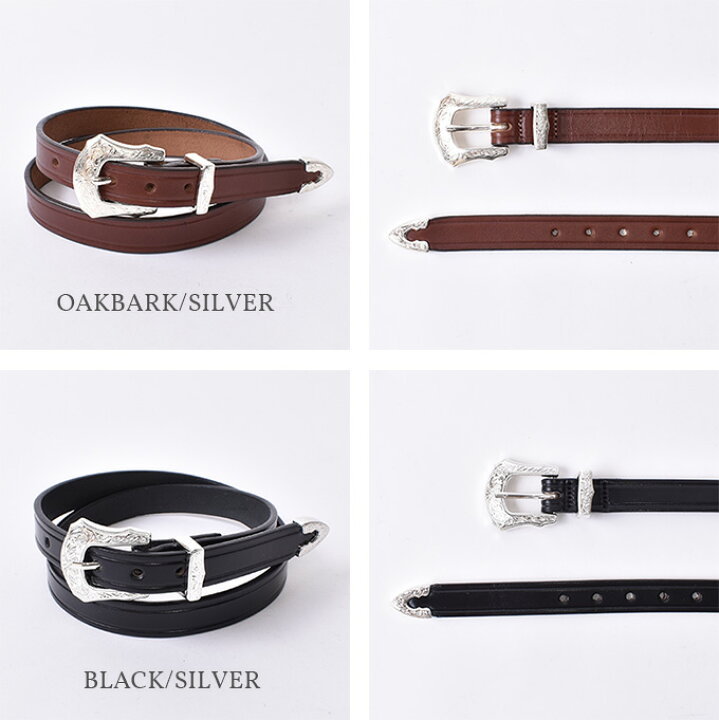 楽天市場】Tory Leather / 3/4” Bridle Leather 3Piece Silver Buckle 