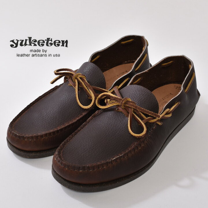 楽天市場】【YUKETEN】ユケテンALL HANDSEWN CANOE MOCオールハンド 