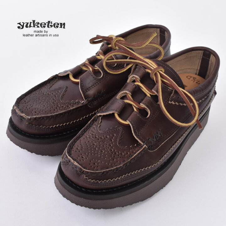 楽天市場】【YUKETEN】ユケテンWINGTIP GHILLIE MOC ROCKER DBウイング 