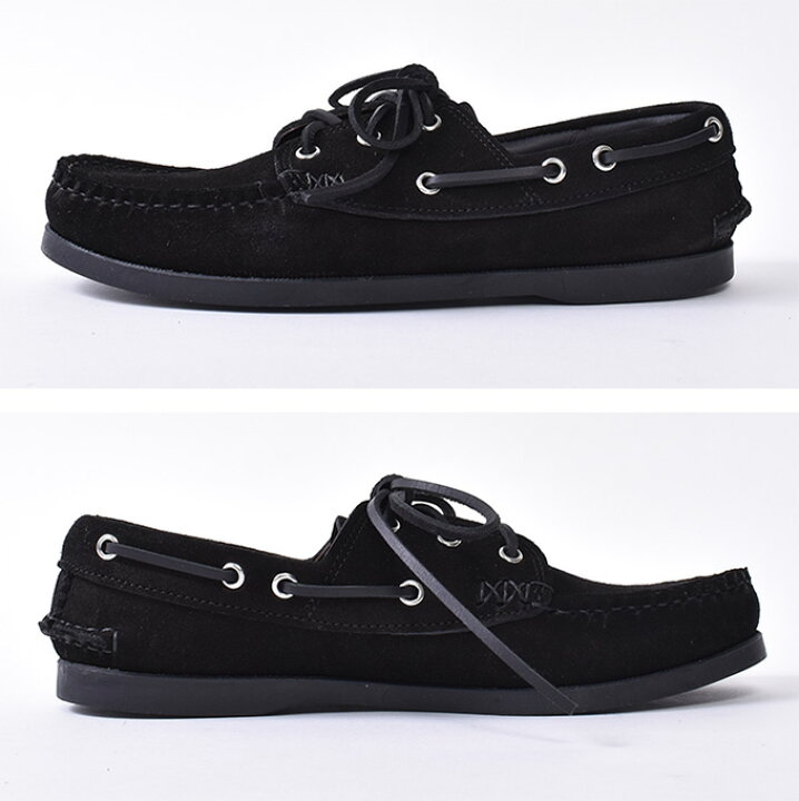 楽天市場】YUKETEN / BOAT SHOE w/camp sole / FO Neroユケテン 
