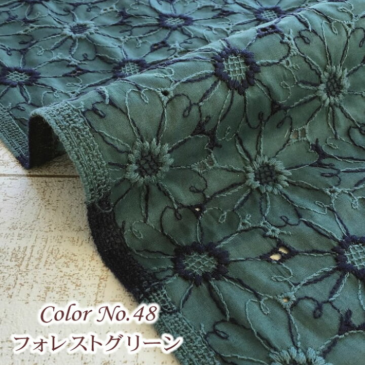 楽天市場】【人気商品】刺繍 エンブロイダリーレース 2色交互レース 綿 