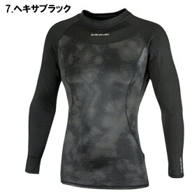 【廃番のため在庫限り】極厚 イーブンリバー EVENRIVER インナー ヒートボディ ネオ 裏起毛 コンプレッション クルーネック 長袖 抗菌 防臭 適圧 フィット ストレッチ GTZ16 送料無料