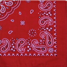 安心の日本製！バンダナの定番「ペイズリー柄R」12配色【10枚まで250円配送】大量注文値引き【コットンハウス】【RCP】