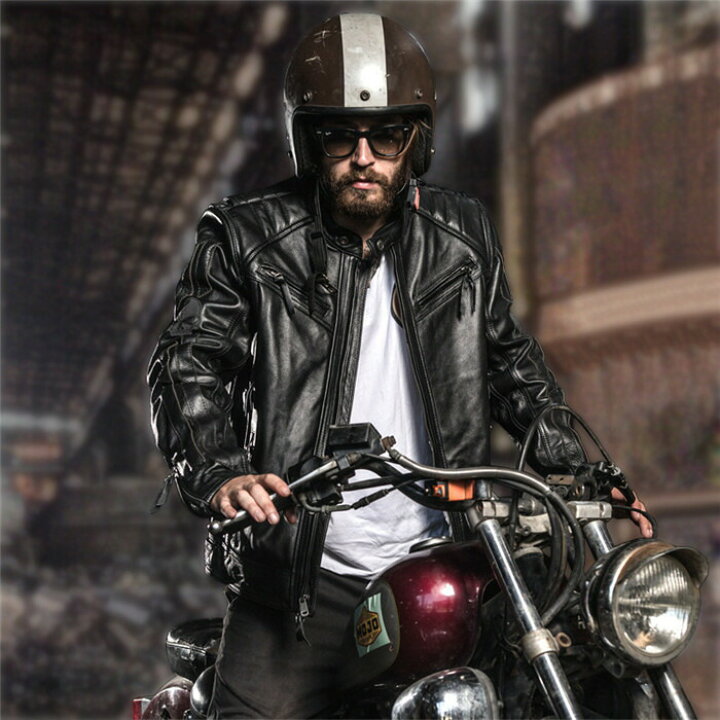 楽天市場】「クーポンで10％オフ」 バイクウェア バイクジャケット 革 