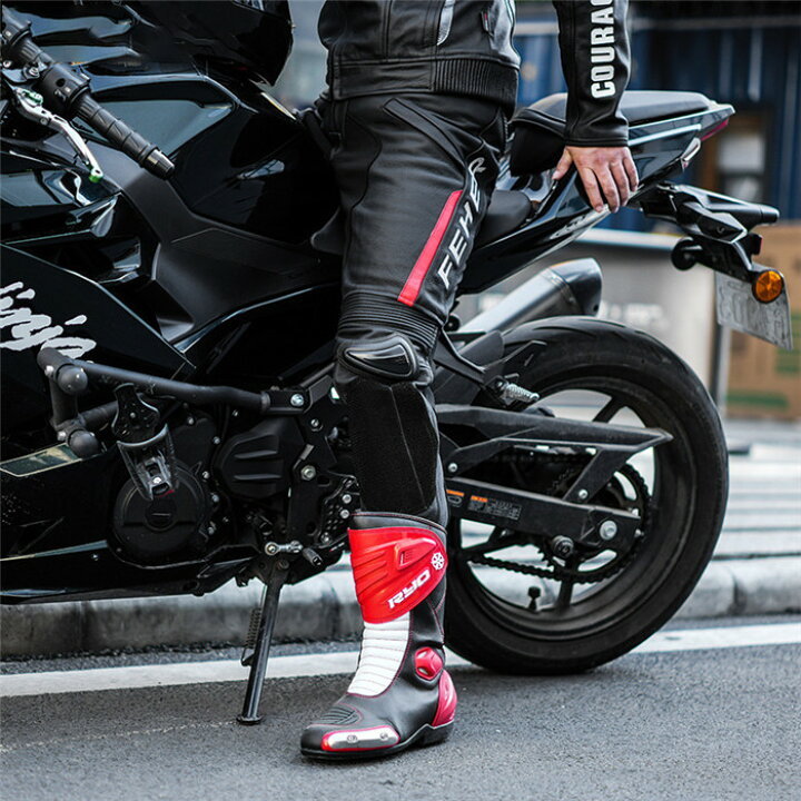 楽天市場】バイクパンツ レザーパンツ 牛革 本革 レザー メンズ ロング 