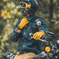 バイクジャケット バイクウエア デニムジャケット メンズ レディース デニム CORDURA コットン 綿 レトロ…