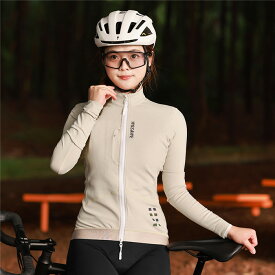 サイクルジャージ レディース 女性 長袖 サイクルウェア サイクリングウェア 裏起毛 暖かい 防風 防寒 ジャケット サイクルジャケット ロードバイク ウェア 自転車 夏 サイクリング 無地 春夏用 ジャージ 吸汗速乾 通気性 スポーツウェア 防水 カジュアル スポーツシャツ