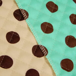 水玉 キルティング 生地 ドット 柄 キルト生地 子供 コットンこばやし 布【10cm単位】108cm幅 全2色 商用利用可能 メール便50cm対応