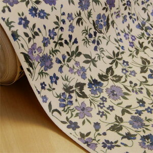 【10cm単位】ラミネート生地 花柄 リバティ風 小花柄 ボタニカル つや消し おしゃれ レトロ テーブルクロス 切り売り コットンこばやし 110cm幅 商用利用可能 メール便1mまで