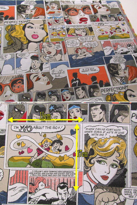 楽天市場】ゴブラン織 KISS American Comics(単位10cm)オランダ輸入 
