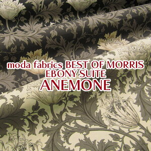 moda fabrics BEST OF MORRIS EBONY SUITE@ANEMONE@V[`OiP50cmjG{j[XC[g/xXgIuXRNV/ECAX/William Morris/_t@ubNX/X/t[//{^