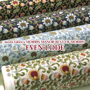 moda fabrics MORRIS MANOR BEST OF MORRIS EVEN LODE シーチング(単位50cm)モリスマナー/ベストオブモリス/ウイリアムモリス/William Morris/モダファブリックス/フラワー/花/ボタニカル/植物/イーヴンロー