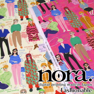 nora. digital printing madein Japan �V�[�`���O�@�f�W�^���v�����g�@Fashionable�i�P��50cm�j���̎q/�K�[��/�I�V����/�t�@�b�V����/�J���t��/�m��/���G�����X�^�W�I/�R�b�g��/��/���n/�v�����g