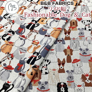 B&B FABRICS ���C�h���@Fashionable Dog �� Cat�i�P��10cm�j���n/�z/��/�R�b�g��/�n�[�t�p�i�}���n/�f�W�^���v�����g/�A�����n/�C���|�[�g/�I�����_�A��/�C�k/�l�R/��/�L/�h�b�O/�L���b�g/�������