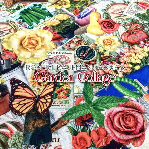 USARbg ROBERT KAUFMAN FABRICSGarden Collage(P50cm)o[gJt}/Aimee Stewart/GC~[X`[g/n/z//V[`O/vg/R[W/K[f/g//Flower//jg//
