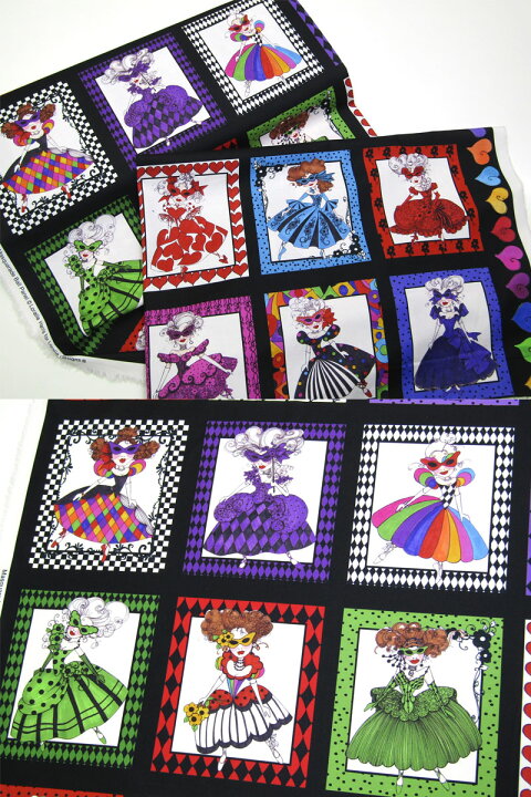 楽天市場】USAコットン Loralie Harris for Loralie DesignsMasquerade 