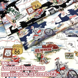 USA�R�b�g�� THE ALEXANDER HENRY FABRICS memories of route66�u�������[�Y�I�u���[�g66�v(�P��50cm)�A���L�T���_�[�w�����[/�K�C�R�c/�[��/�X�P���g��/�X�J��/�h�N��/�ւ�/�A�����J���t�@�u���b�N/���n/�z/