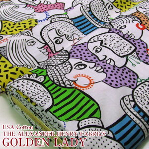USARbg THE ALEXANDER HENRY FABRICS GOLDEN LADY(P10cm)ALT_[w[/AJt@ubN/n//Rbg/V[`O/S[ffB//̎q/ANZT[/IV/J