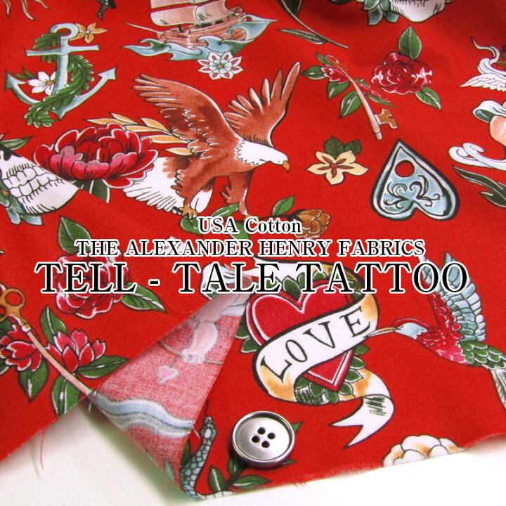 楽天市場】USAコットン THE ALEXANDER HENRY FABRICS TELL - TALE 