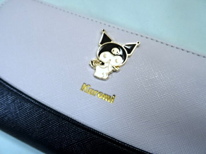 楽天市場】サンリオ財布 クロミ ラウンドファスナー バイカラー 長財布  