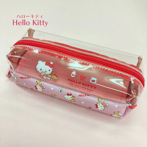 サンリオ 公式 ハローキティ マルチポーチ 上下2段 コスメポーチ ペンポーチ キャラクター SRP2 サンリオキャラクター かわいい プレゼント 送料無料 レディース グッズ 大人 ギフト 誕生日