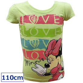 送料無料 Disney ディズニー ミニーマウス 子供服 キッズ 半袖Tシャツ 女の子 Tシャツ カットソー 4歳 110cm