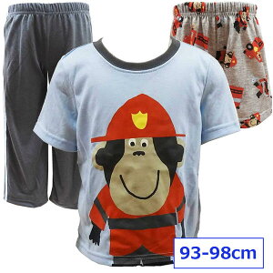 送料無料 Carter's カーターズ 男の子 子供 キッズ パジャマ 寝巻 3点セットお昼寝 保育園 3T 93〜98cm