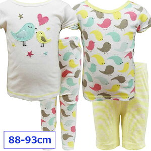送料無料 Carter's カーターズ 女の子 ベビー 子供 キッズ パジャマ 寝巻 お昼寝 保育園 2着セット 2T 88〜93cm