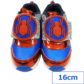 SPIDERMAN スパイダーマン 子供用 光る 靴 キッズ スニーカー 運動靴 16cm 【アメリカ買付商品】