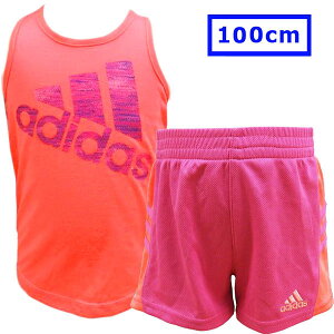  adidas AfB_X q LbY ̎q ^Ngbv V[gpc ZbgAbv ㉺ 3T 100cm