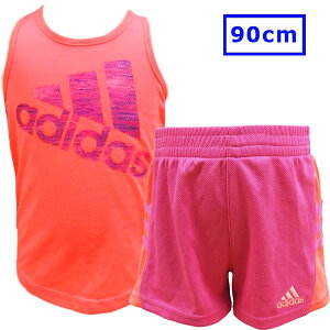 �������� adidas �A�f�B�_�X �q���� �L�b�Y �x�r�[ ���̎q �^���N�g�b�v �V���[�g�p���c �Z�b�g�A�b�v �㉺ 2T 90cm