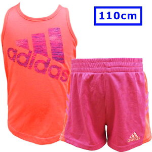  adidas AfB_X q LbY ̎q ^Ngbv V[gpc ZbgAbv ㉺ 4T 110cm