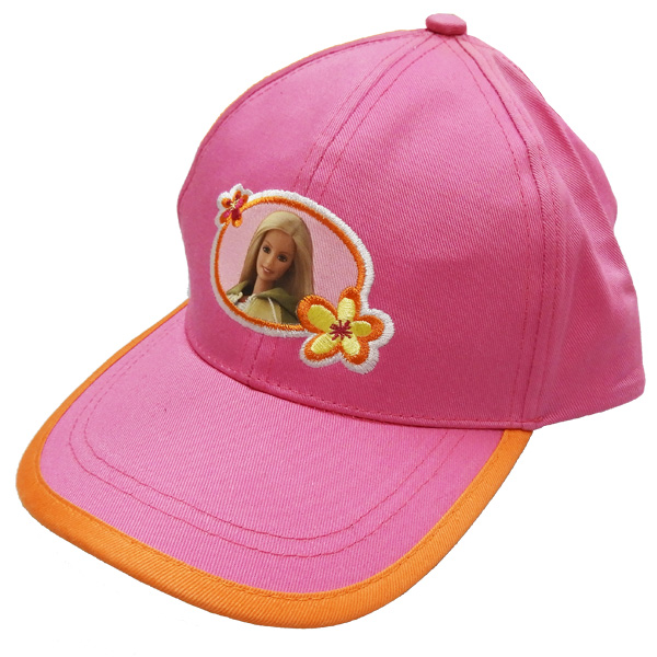 女の子 キャップ 帽子 バービー 有名な ピンク 訳あり 50cm 52 アメリカ買付商品 ガールズ Barbie 54cm