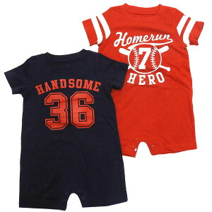 送料無料 カーターズ ベビー服 ロンパース Tオール オールインワン 2着セット 9M 67〜72cm