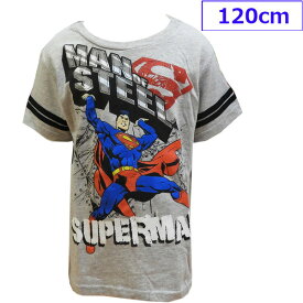 送料無料 SUPERMAN スーパーマン ヒーロー アメコミ 子供服 半袖 Tシャツ 男の子 子供 キッズ 6歳 120cm