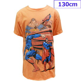 送料無料 SUPERMAN スーパーマン ヒーロー アメコミ 子供服 半袖 Tシャツ 男の子 子供 キッズ 約130cm