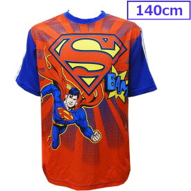 送料無料 SUPERMAN スーパーマン ヒーロー アメコミ 子供服 半袖 Tシャツ 男の子 子供 キッズ 140cm