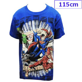 送料無料 ジャスティスリーグ バットマン スーパーマン アメコミ 子供服 半袖 Tシャツ 男の子 子供 キッズ 5歳 115cm