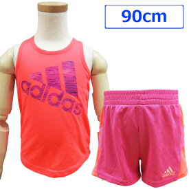 送料無料adidasアディダスキッズベビー上下セットセットアップタンクトップTシャツショートパンツ2歳90cm【アメリカ買付商品】【SP10】