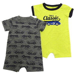 送料無料 カーターズ ベビー服 ロンパース Tオール オールインワン 2着セット 3M 55〜61cm