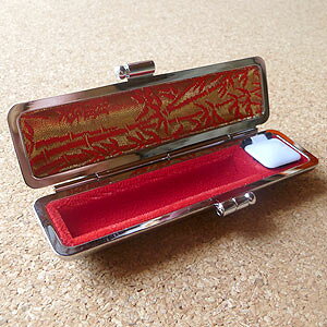 法人印鑑ケース 法人印鑑/はんこ もみ皮天丸ケース 16.5ミリ×60ミリ 急ぎOK!【法人印鑑ケース】【ほうじんいんかんけーす】